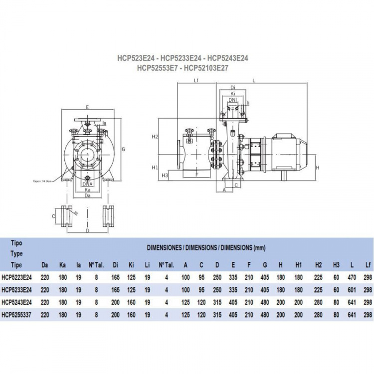 Насос с префильтром Hayward HCP52553E7  HCP52553E7 