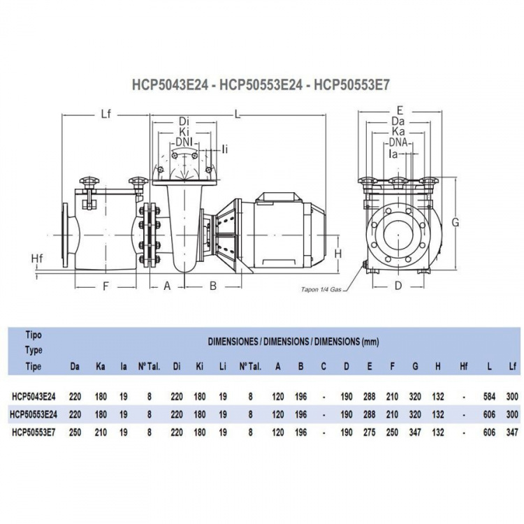 Насос c префильтром Hayward HCP50753E7  HCP50753E7 