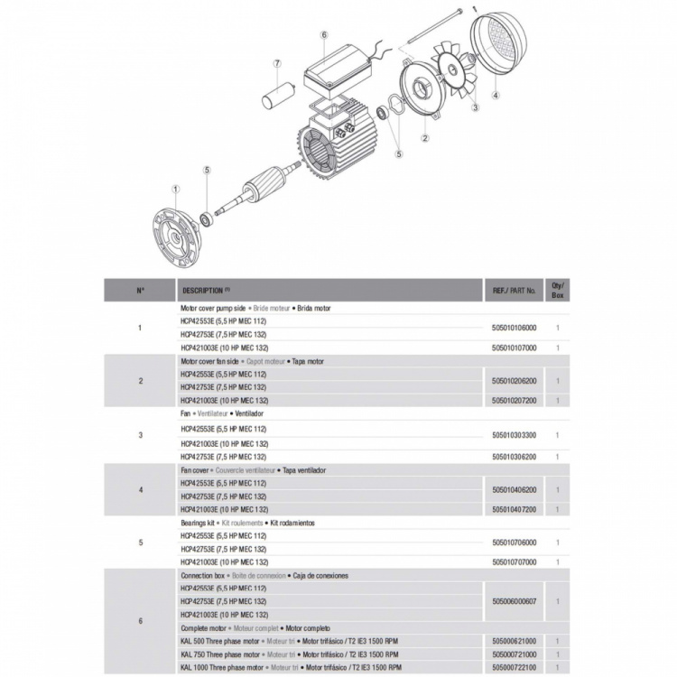 Насос с префильтром Hayward HCP42753E KAL750T2 IE3  HCP42753E 