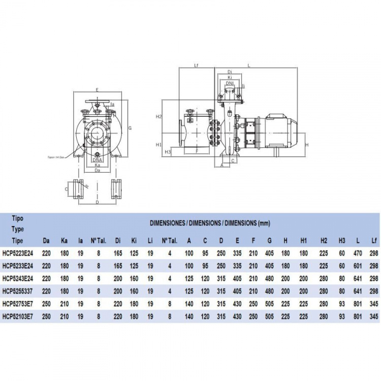 Насос с префильтром Hayward HCP52753E7  HCP52753E7 