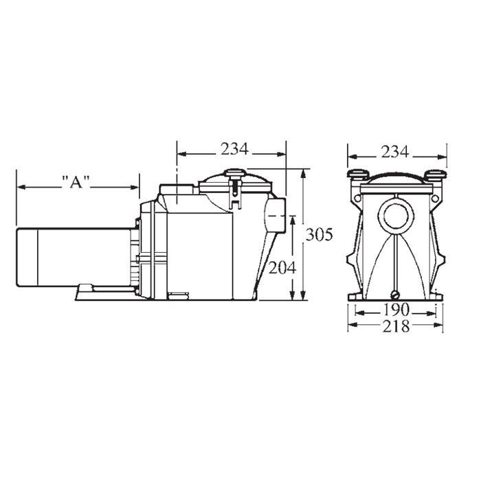 Насос с префильтром Hayward RS3020VSTD RS II  RS3020VSTD 