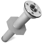 Адаптер для сенсорной кнопки универсальный 300 мм, ВР 1 1/4", НР 1 1/2" из нерж. стали