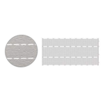Переливная решетка жесткая Serapool Apache, 25x50 см, серый (фарфор)