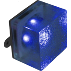 Прожектор светодиодный под плитку с оправой из ABS-пластика Tector Block 1 диод, 1 Вт, 12 В, синий, IP68