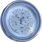Прожектор светодиодный под плитку с оправой из ABS-пластика Tector Aliter Pool 9 диодов, 9 Вт, 12В DC, белый теплый, 1080lm, 40*