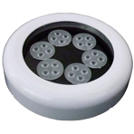 Прожектор светодиодный универсальный с оправой из ABS-пластика Lucy pool 24 диода 24 Вт, 24В DC, белый холодный