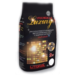 Litokol Затирочная смесь на цементной основе LITOCHROM 1-6 LUXURY C.90 красно-коричневая, алюм.мешок 2 кг