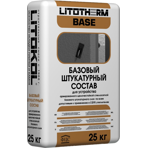 Litokol Штукатурка LITOTHERM Base, цвет серый, мешок 25 кг
