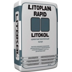 Litokol Штукатурка LITOPLAN RAPID, цвет серый, мешок 25кг