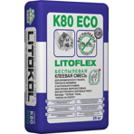 Litokol Клеевая смесь для плитки LITOFLEX K80 ECO, цвет серый, мешок 25кг