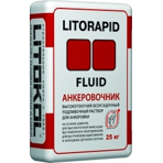 Litokol Монтажно-анкеровочный раствор LITORAPID FLUID серый, 25кг