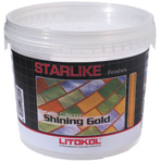 Litokol Смесь на эпоксидной основе (2-х компонентная) Добавка к LITOCHROM STARLIKE SHINING GOLD, ярко-золотой, 100 г