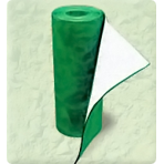 Материал звукопоглощающий TOPSILENT DUO 7,0 мм, цвет зеленый/белый, рулон, 5,1 м2