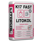Litokol Клеевая смесь для плитки LITOKOL К17 FAST серый мешок 25 кг
