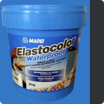 Mapei Краска (пропитка) для защиты бетона Elastocolor Waterproof, RAL 7021, ведро 20 кг