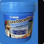 Mapei Краска (пропитка) для защиты бетона Elastocolor Waterproof, RAL 9005, ведро 20 кг