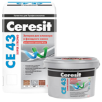 Ceresit Затирка для швов CE 43 Super Strong 13 Антрацит, 2 кг