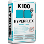 Litokol Клеевая смесь для плитки HYPERFLEX K100, белый, мешок 20 кг