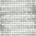 Мозаика стеклянная однотонная Irida Gold 10x10 мм FOBL (белая гладкая)