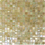 Мозаика стеклянная однотонная JNJ Ice Jade 15x15, 295х295 мм IB 59, на сетке, лист 0.087 кв.м