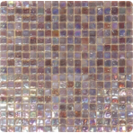Мозаика стеклянная однотонная JNJ Ice Jade 15x15, 295х295 мм IC 39, на сетке, лист 0.087 кв.м