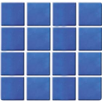 Мозаика стеклянная однотонная JNJ Iridium 20x20, 327х327 мм EB 01, на бумаге, лист 0.107 кв.м