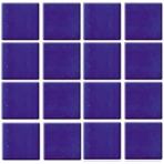 Мозаика стеклянная однотонная JNJ Iridium 20x20, 327х327 мм EB 62, на бумаге, лист 0.107 кв.м