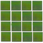 Мозаика стеклянная однотонная JNJ Iridium 20x20, 327х327 мм EB 71, на бумаге, лист 0.107 кв.м