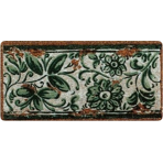 Плитка клинкерная Gresan Natural Antiga Verde вставка-подступенник 12х33