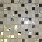 Стеклянная мозаичная смесь ORRO mosaic GLASSTONE LINEN WOOD