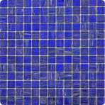 Мозаика стеклянная однотонная JNJ Aurora Starcloud 20x20, 327х327 мм 04 462