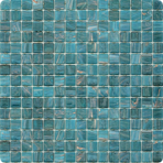 Мозаика стеклянная однотонная JNJ Aurora Starcloud 20x20, 327х327 мм 05 257