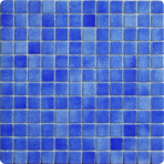 Мозаика стеклянная однотонная Vidrepur Antideslizante № 110 (на сетке)