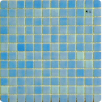 Мозаика стеклянная однотонная Vidrepur Antideslizante № 501 (на сетке)