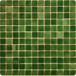 Мозаика стеклянная однотонная Vidrepur Antideslizante № 507 (на сетке)