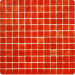 Мозаика стеклянная однотонная Vidrepur Deco № 95 (на сетке)