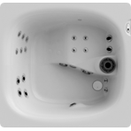 Мини СПА бассейн Jacuzzi Italian Design City Spa 160x150x75 см чаша White обшивка белый пластик (1,5 кВт, аудиосистема)