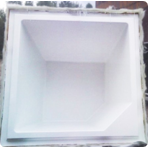 Купель из стеклопластика Fiber Pools Сканди 2,15х2,15 м глубина 1.65 м, цвет белый гранит