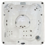 СПА бассейн Jacuzzi Premium J 235 213x213x91 см чаша Platinum обрамление Silver Wood