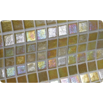 Стеклянная мозаичная смесь Ezarri Iris Ambar, 3.6x3.6 см