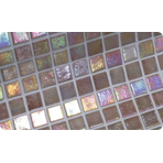 Стеклянная мозаичная смесь Ezarri Iris Nacar, 3.6x3.6 см