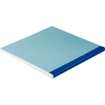 Плитка фарфоровая Serapool для римской лестницы прямой элемент 30х30 см, кобальт-св. голубой, с буртиком