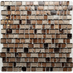 Стеклянная мозаичная смесь ORRO mosaic GLASS Efes Dark