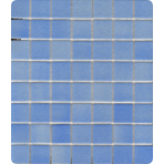 Мозаика стеклянная однотонная Vidrepur Antideslizante № 110 (на сетке) чип 38х38
