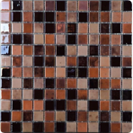 Мозаика стеклянная однотонная Vidrepur Lux № 406 (на ПУ сцепке) 31,7х31,7