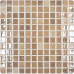 Мозаика стеклянная однотонная Vidrepur Lux № 421 (на сетке)