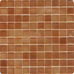Мозаика стеклянная однотонная Vidrepur Lux № 422 (на сетке)