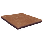 Плитка клинкерная Exagres Stone Cartabon fiorentino brown ступень (угол) 33х33х3,8