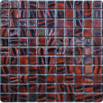 Мозаика стеклянная однотонная Vidrepur Titanium № 782 (на сетке)