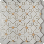 Мозаика мраморная однотонная ORRO mosaic STONE Camomile
